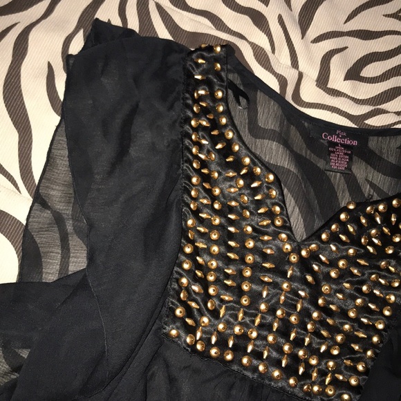 Embellished blouse with silk details - Picture 2 of 4